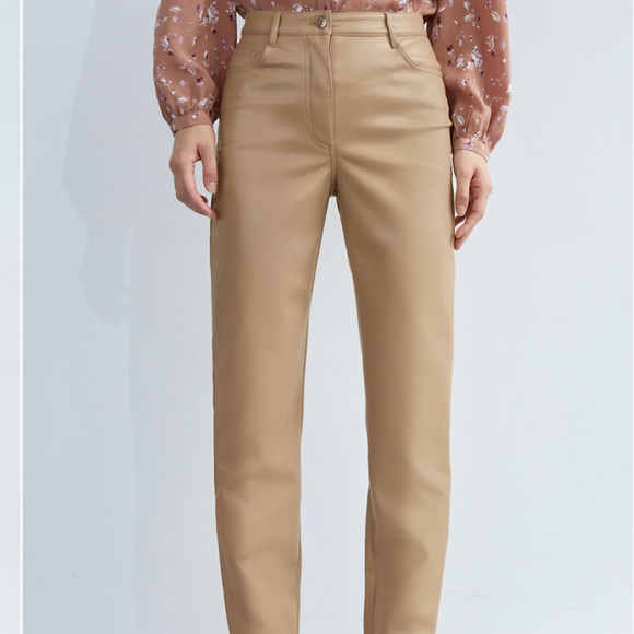 Aritiza Melina Pants Size 0 Tall Sand Bluff - Picture 2 of 5